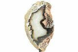 Agate Slab on Metal Base - Brazil #206865-3